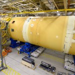 NASA achieved a significant milestone in manufacturing the first large, complex core stage that will help power the Space Launch System rocket on upcoming missions to the Moon.