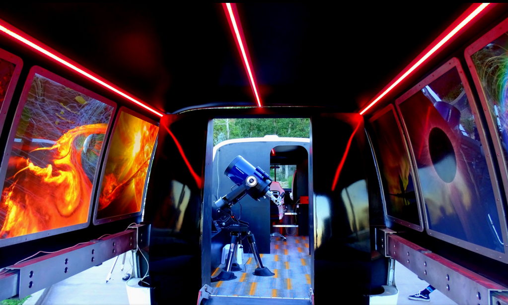 A look inside the Mobile Earth + Space Observatory
