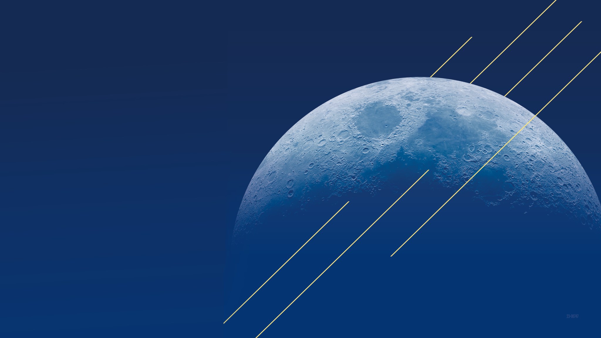 Lunar Surface Innovation Consortium (LSIC) graphic with a blue-hued Moon