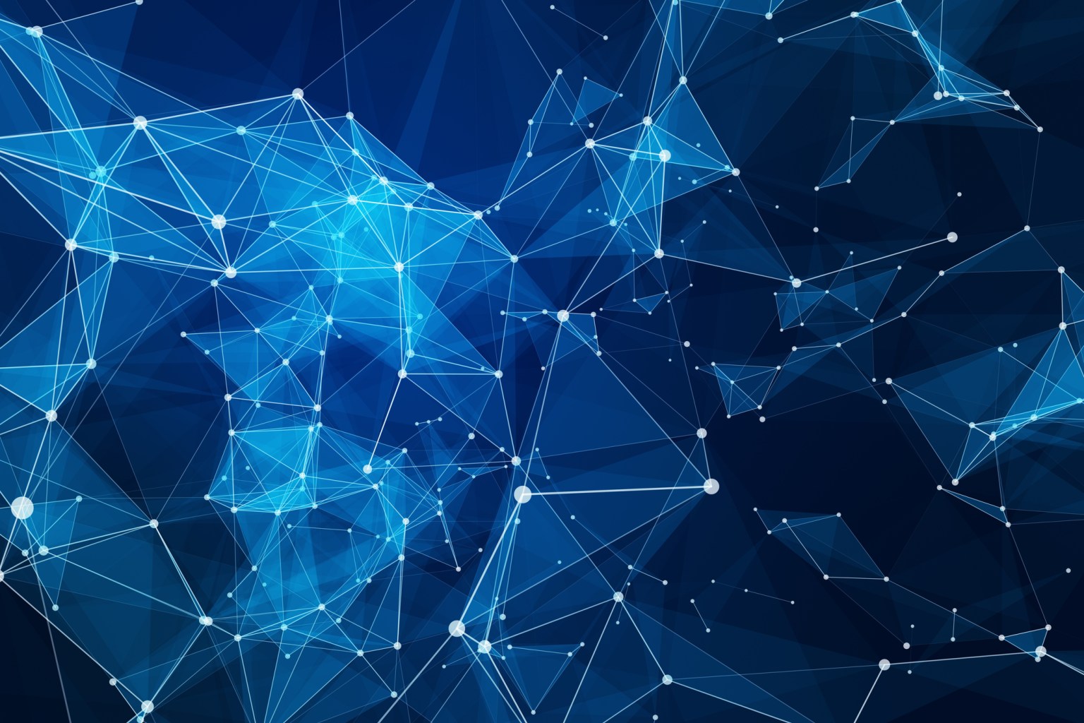An artist's rendering of abstract networking to represent DTN.