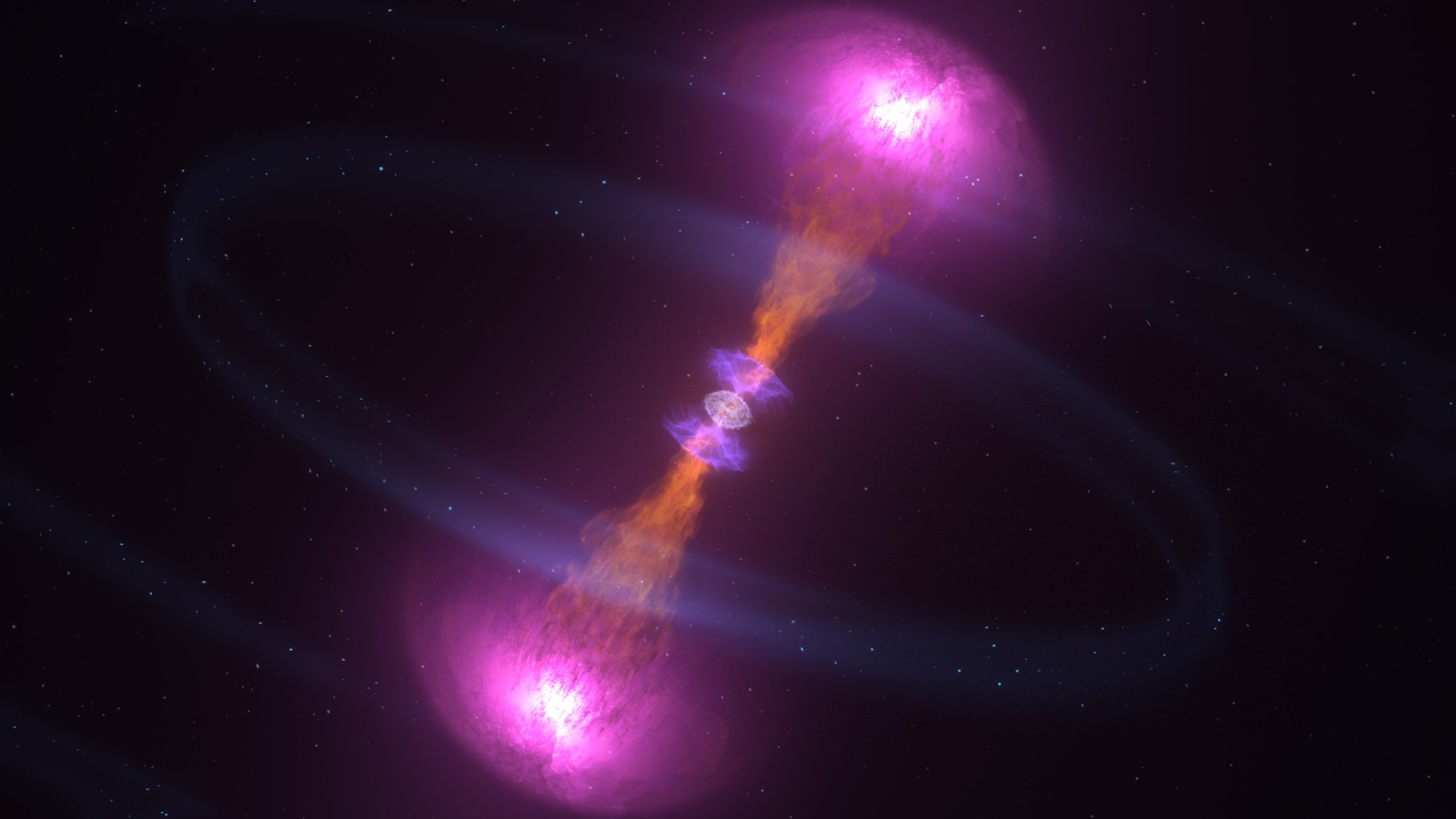 how far can gamma travel in air