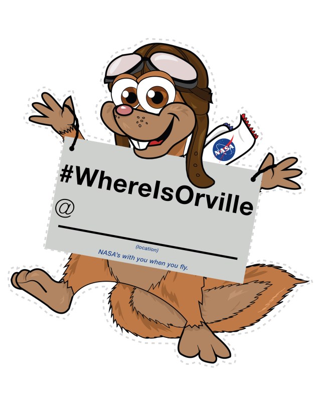 Flat Orville (color image of Orville to cut out and take with you on your travels)