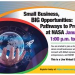 Small Business, BIG Opportunities: Pathways to Procurement at NASA January 25, 2024 National Aeronautics and Space Administration www.nasa.gov 1:00 p.m. to 2:30 p.m. ET