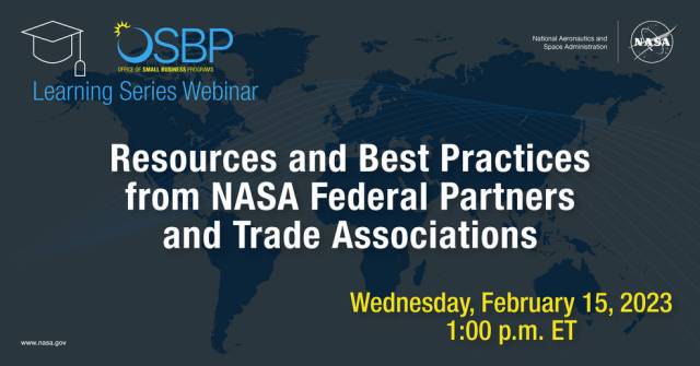 Resources and Best Practices from NASA Federal Partners and Trade Associations February 2023