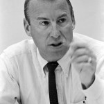Astronaut James A. Lovell Jr., participating in classroom work