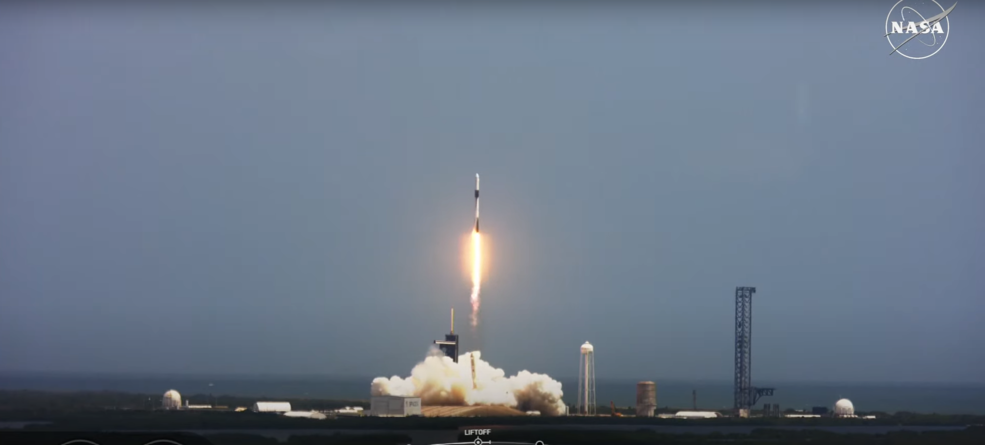 The Falcon 9 rocket lifts off from NASA Kennedy Space Center in Florida on June 5, 2023, beginning the 28th resupply services mission to the International Space Station.