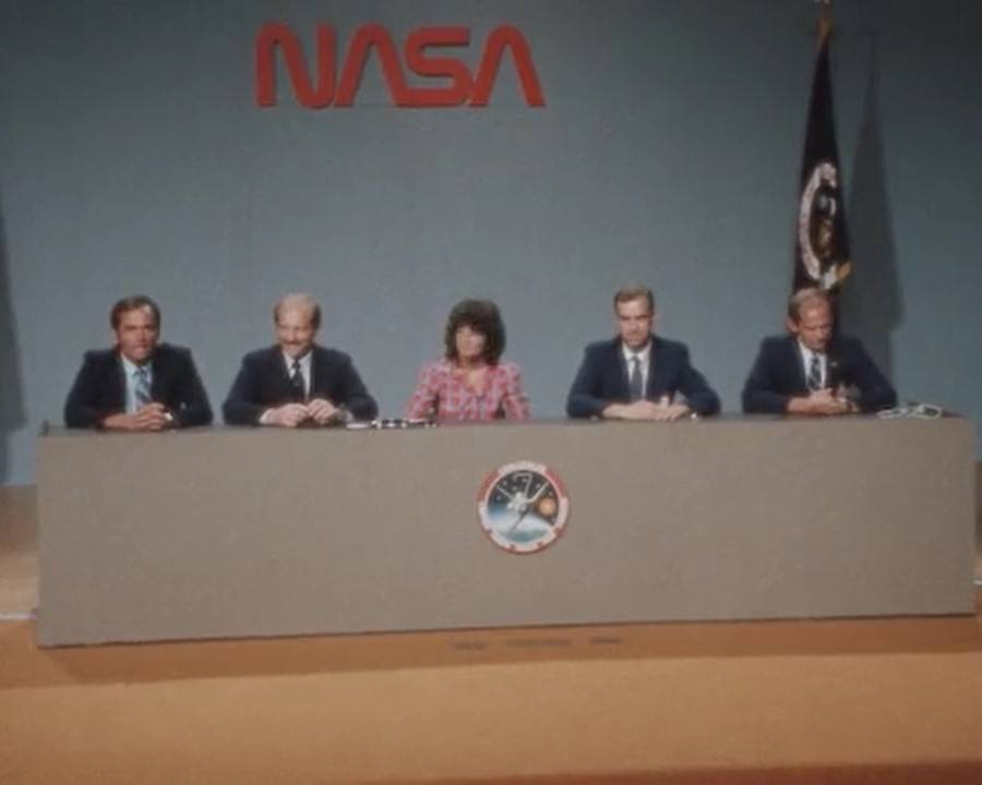 sts 7 34 postflight crew presser jul 1 1983