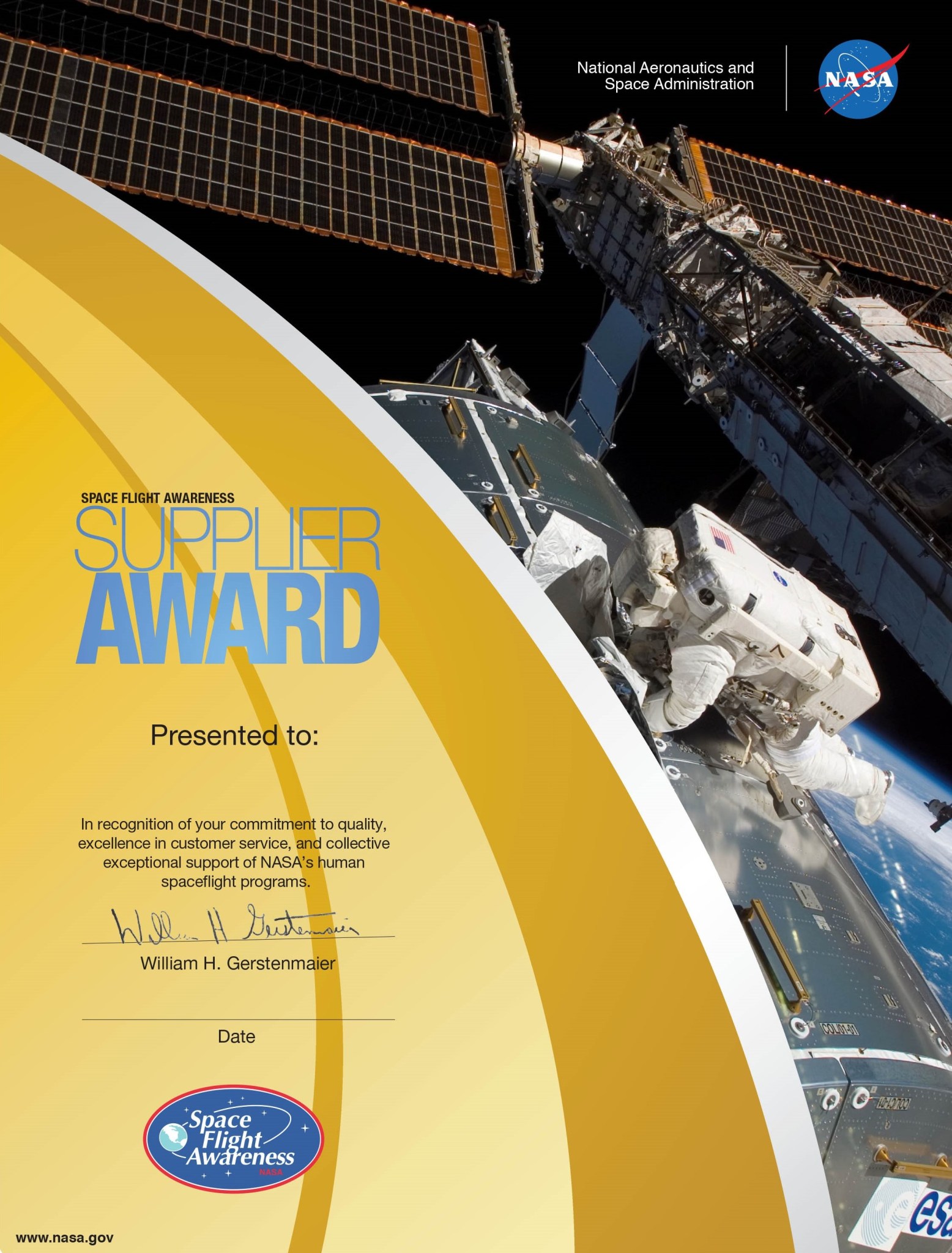 Supplier Award