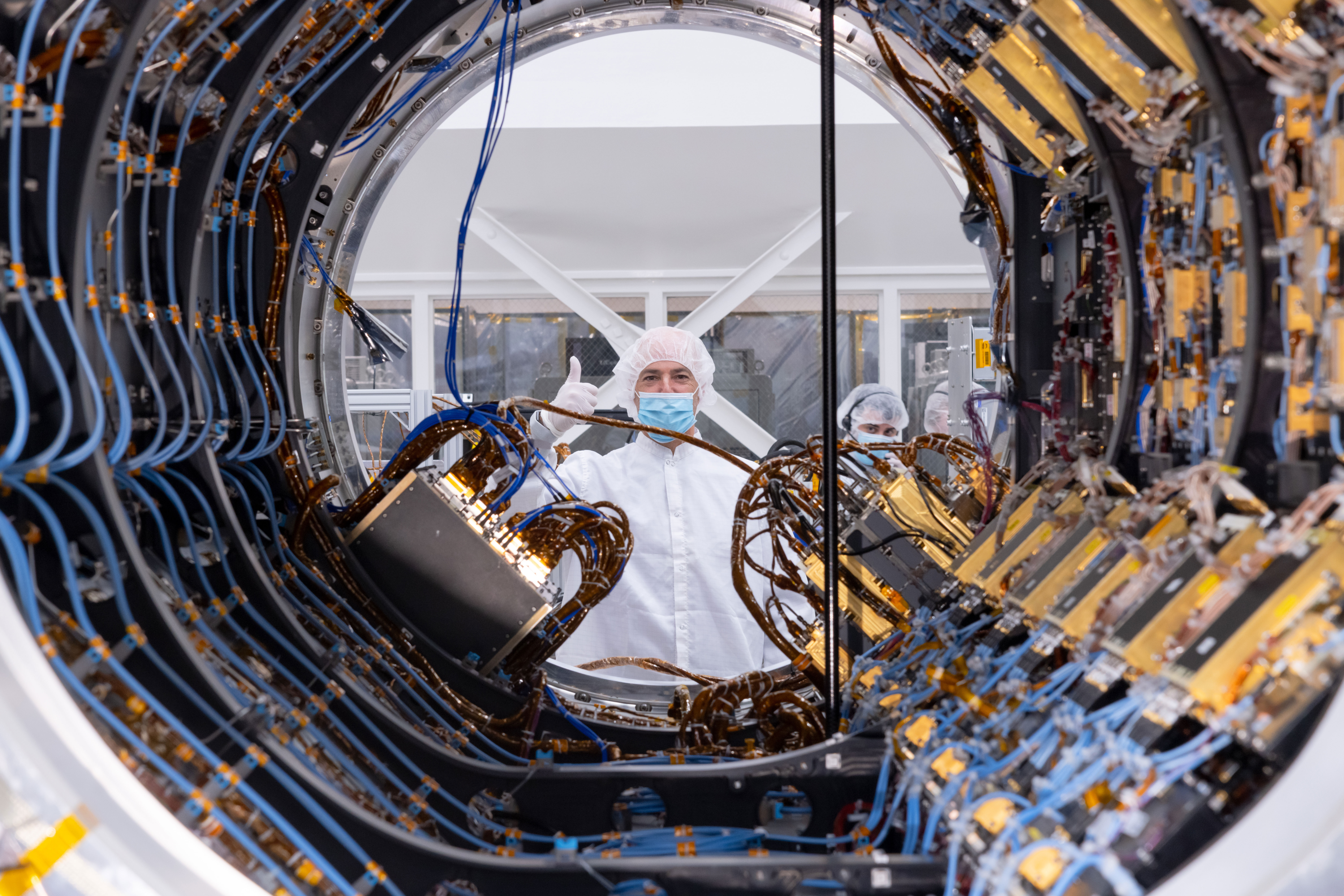 NASA-ISRO Synthetic Aperture Radar being assembled in SAF.