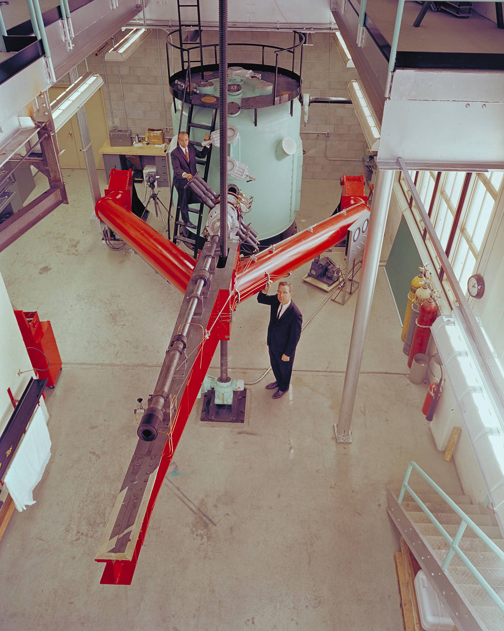 Ames Vertical Gun Range operates from 0 to 90 degree to gravity vector.