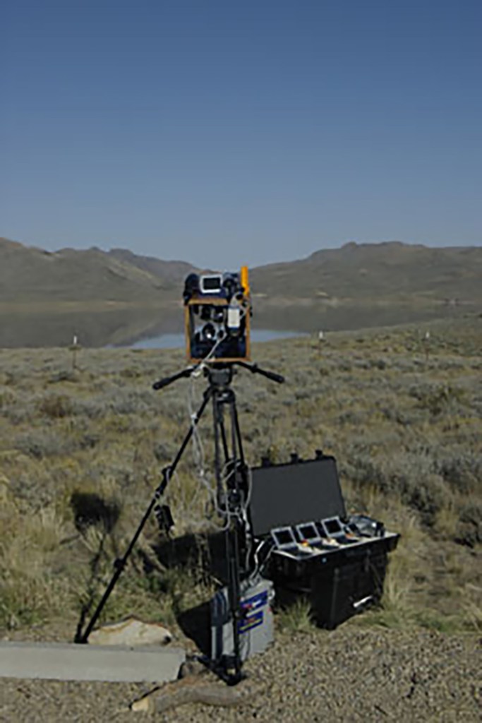 Genesis tracking video camera assembly.