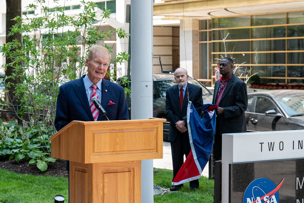 NASA HQ Juneteenth Flag Raising Ceremony