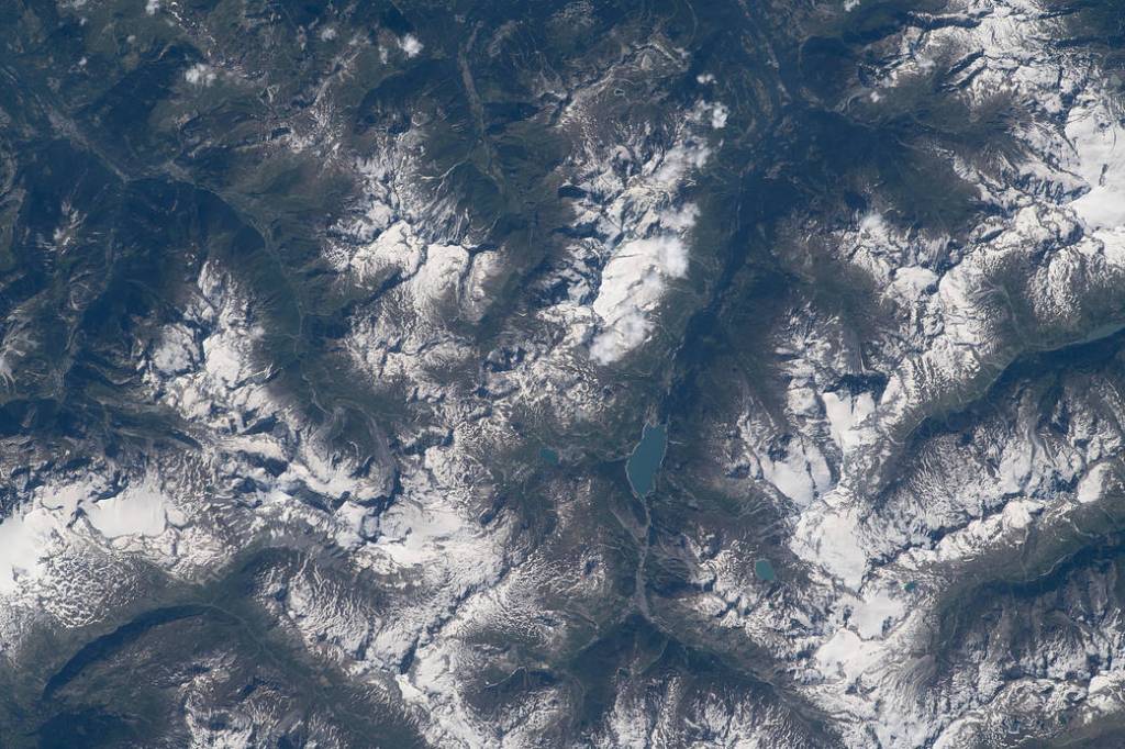 Lac du Chevril in French Mountain Range