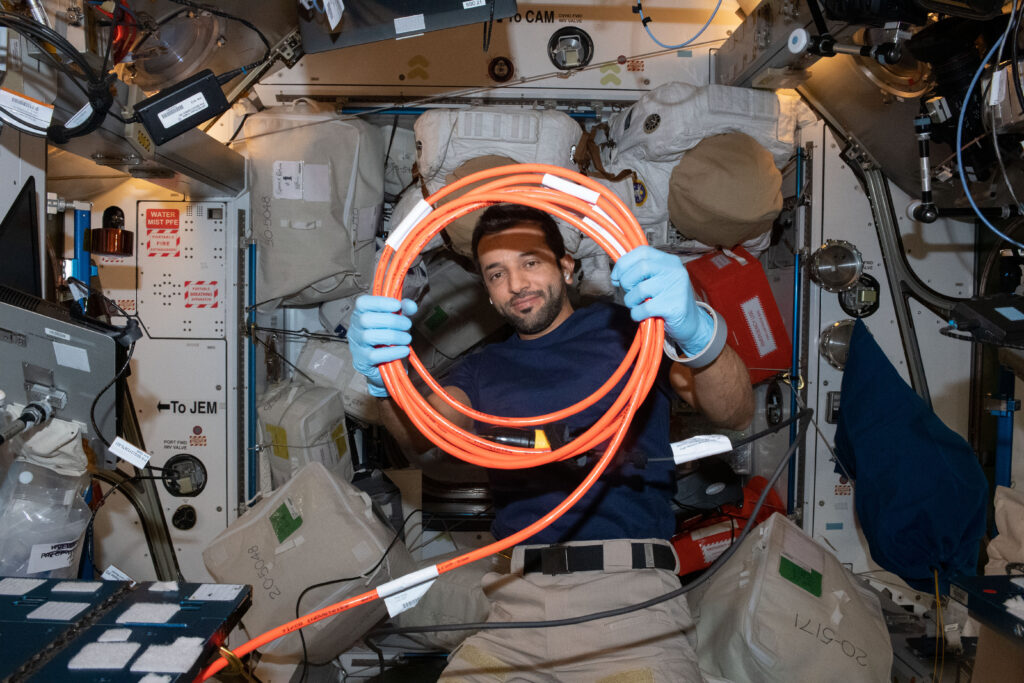 
			Crew Spends Day Continuing Station Upgrades - NASA			