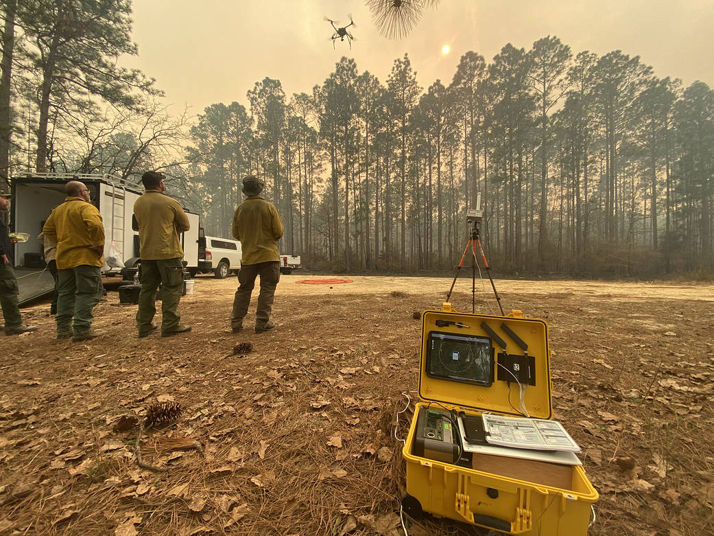 NASA Tests Mobile Air Traffic Kit During Wildfire Prevention
