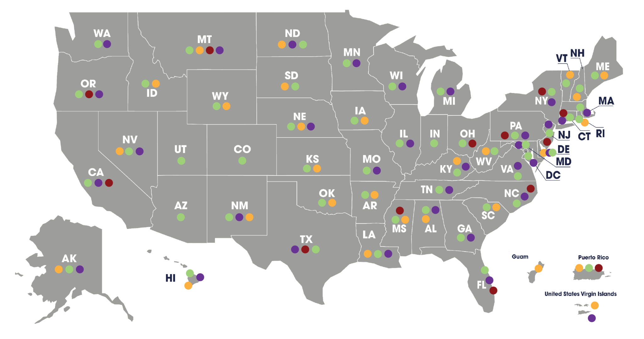 OSTEM Impact Reach Map