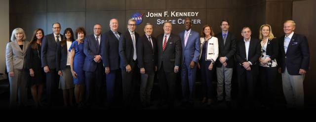 A group of people from the NASA Advisory Committee