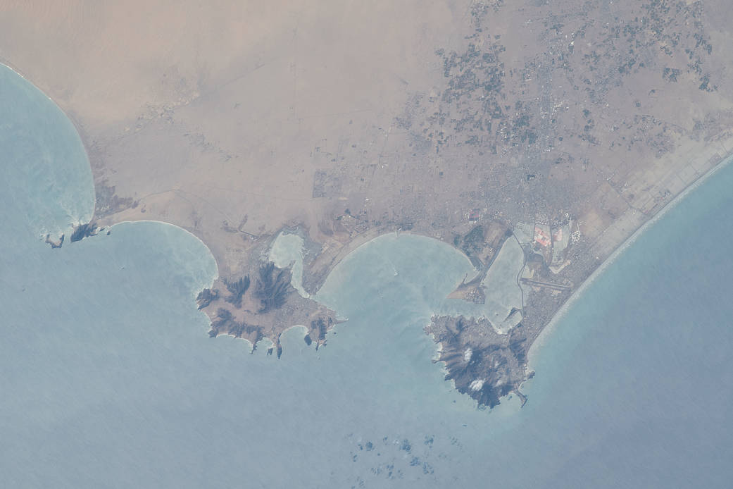 The Yemeni cities of Little Aden and Aden