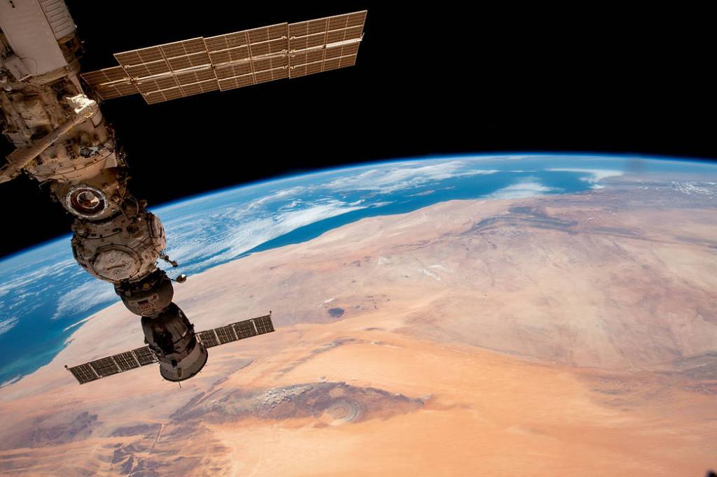 The “Eye of the Sahara” in the African nation of Mauritania