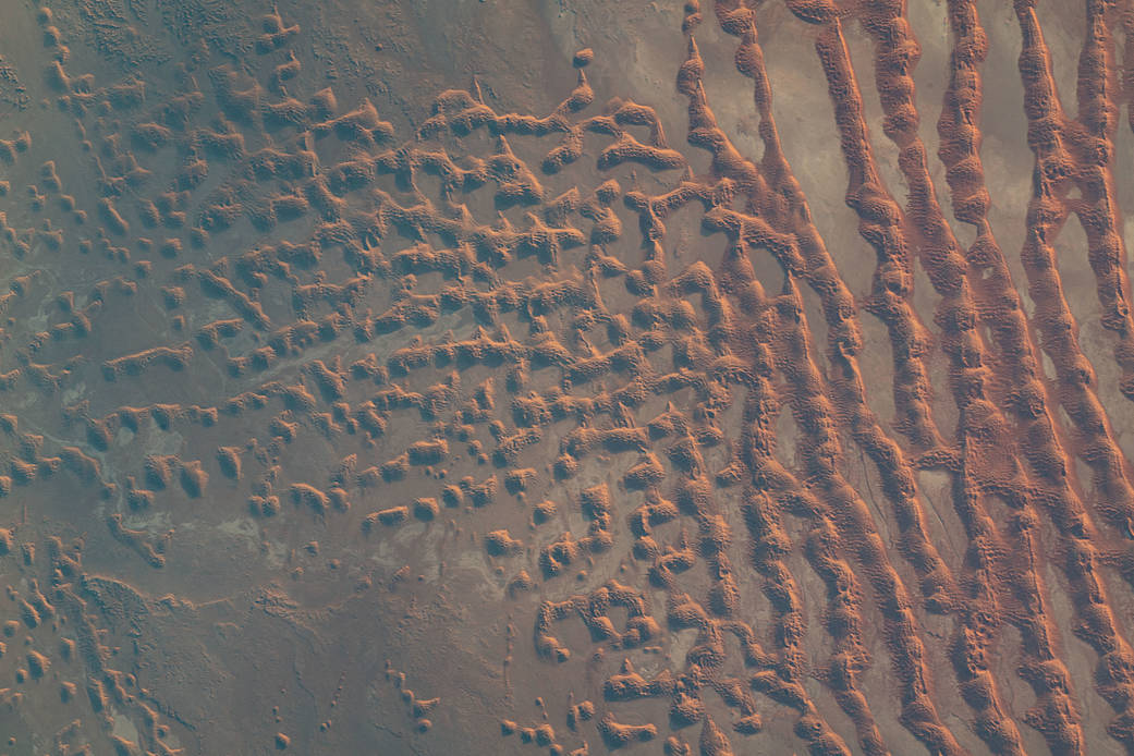 Sand dunes along the Saudi Arabia-Oman border