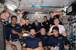 The Axiom Mission-2 and Expedition 69 crew members