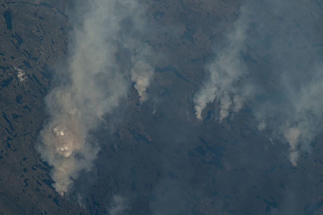 Wildfires in the Canadian province of Quebec