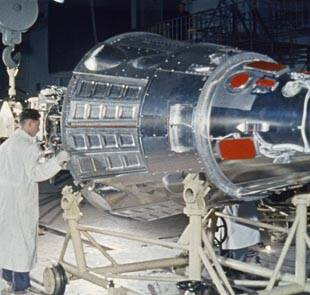 sputnik 3 during preflight assembly