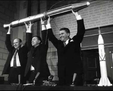 pickering vanallen and vonbraun holding explorer 1 1958