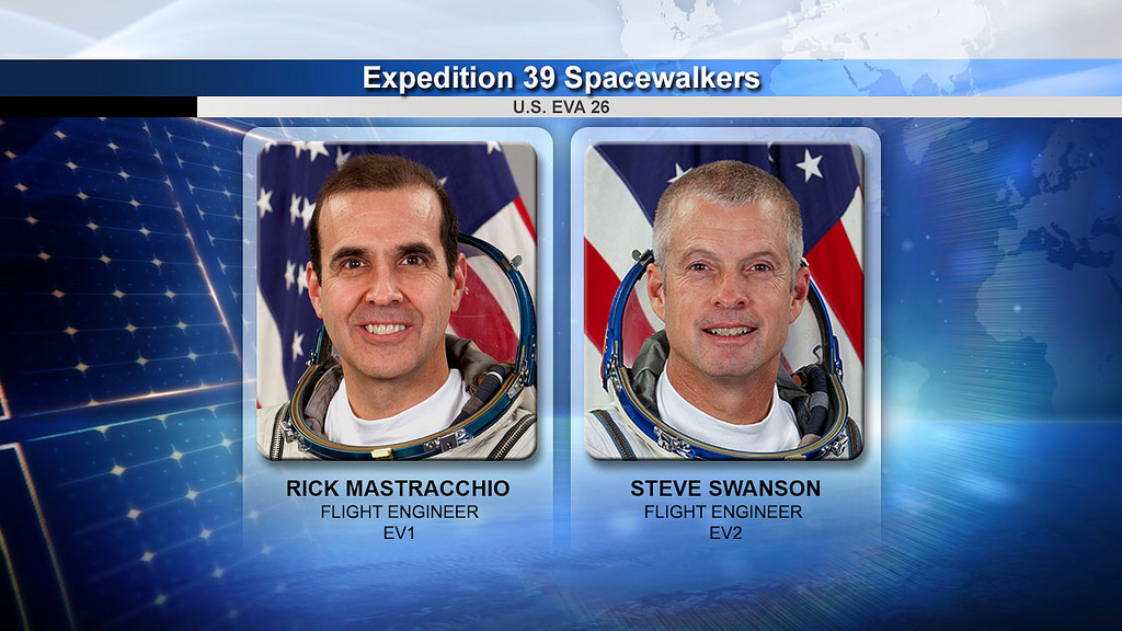 NASA spacewalkers Rick Mastracchio and Steve Swanson.