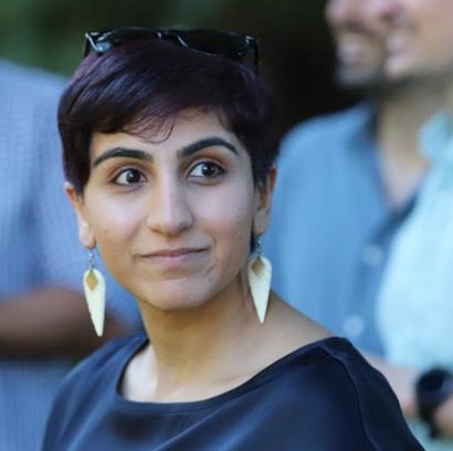 Portrait photo of Sepideh Khajehei, an Earth scientists at NASA Ames Research Center.