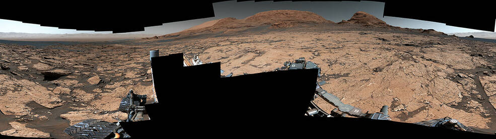 panorama captured by NASAs Curiosity Mars rover