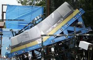 Test article for gathering data about foam impact