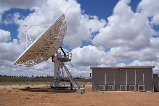 Antenna at the Australian Tracking Facility (ATF) near Canberra, Australia.