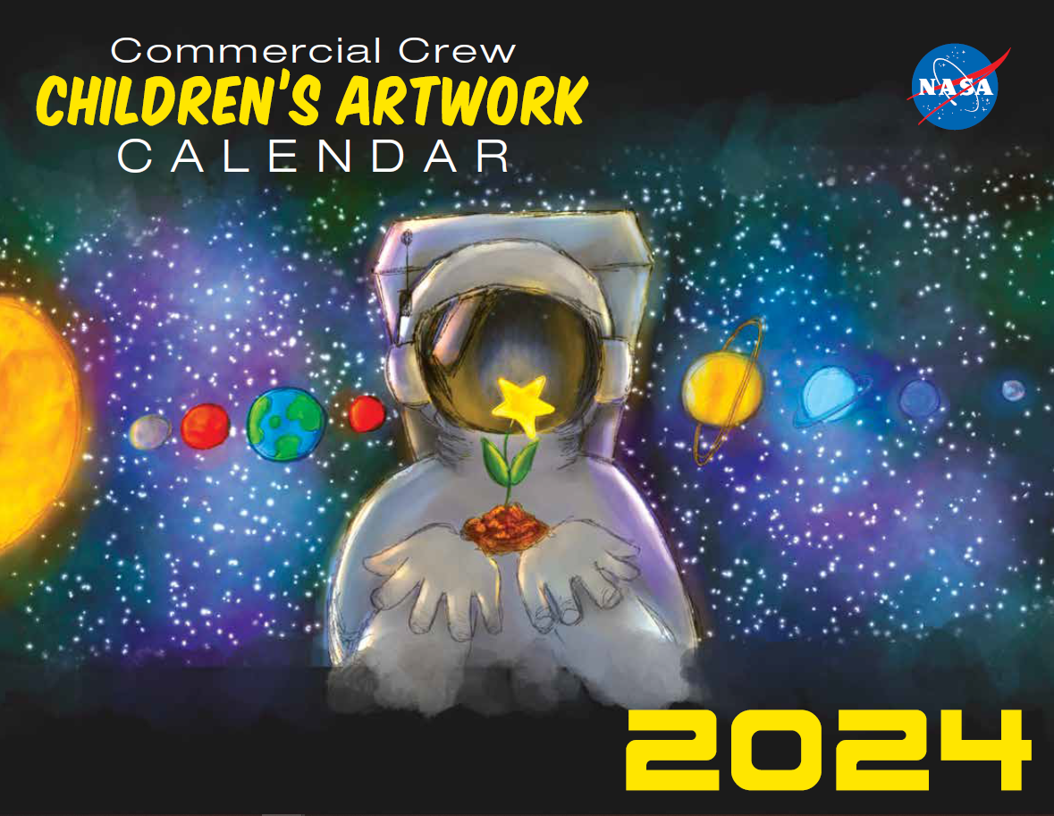 The cover of the 2024 CCP Children's Artwork Calendar.