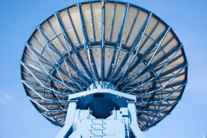 A Near Space Network antenna at the Alaska Satellite Facility in Fairbanks, Alaska.
