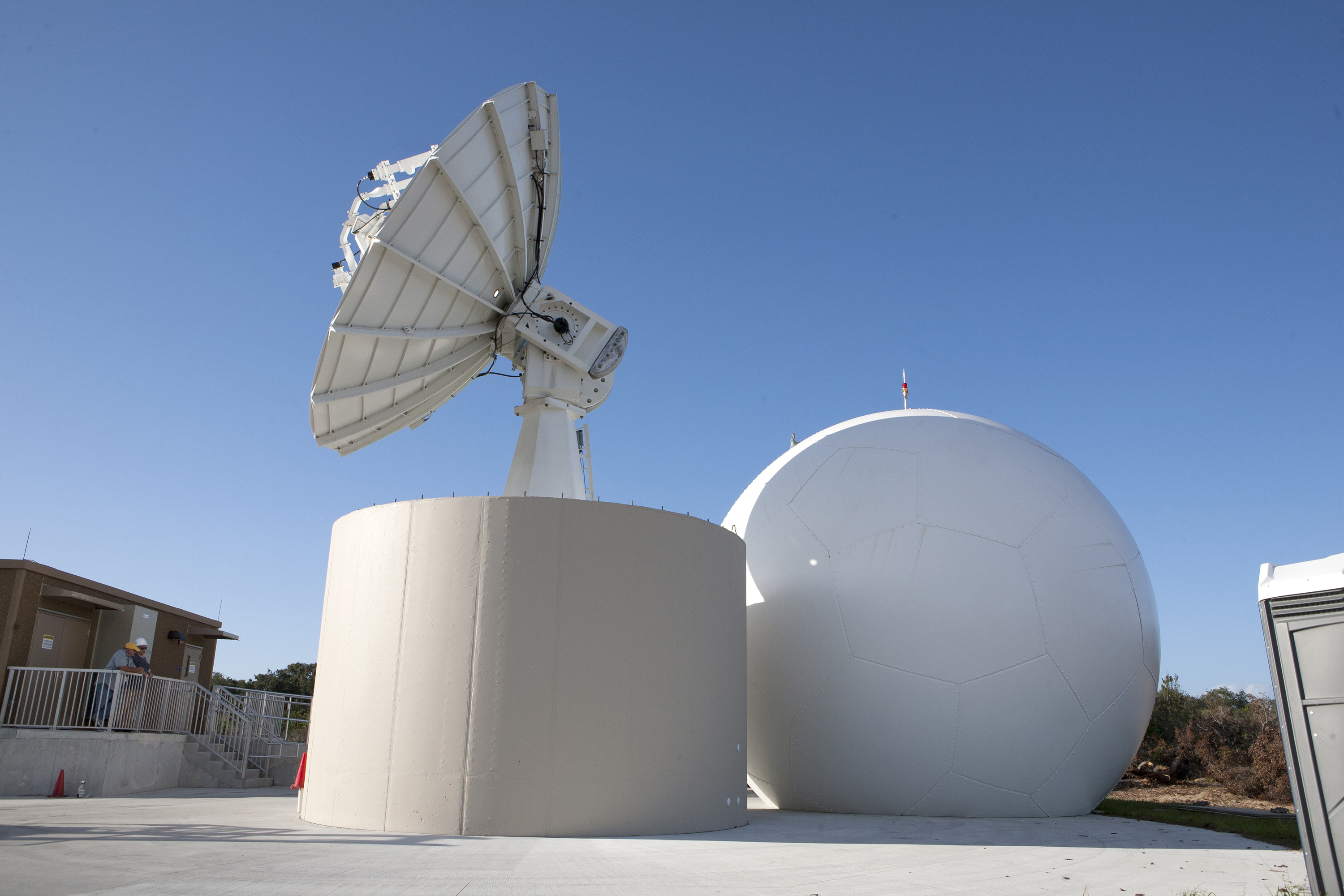 A Near Space Network antenna at Kennedy Space Center, Florida.