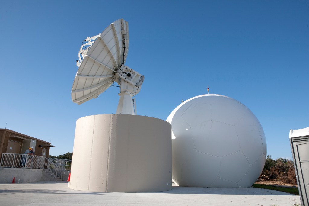 A Near Space Network antenna at Kennedy Space Center, Florida.