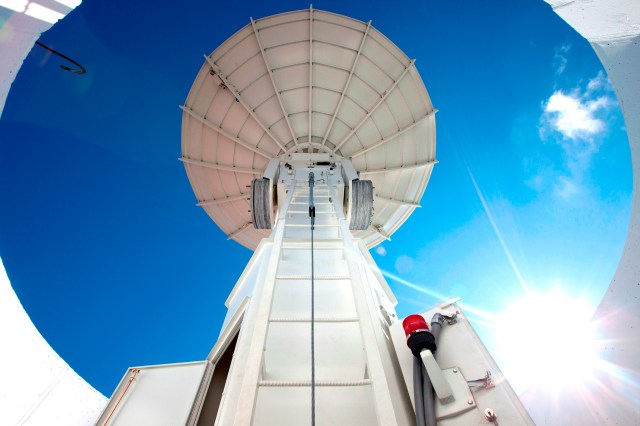 A Near Space Network antenna at Kennedy Space Center, Florida.