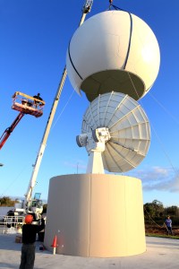A Near Space Network antenna at Kennedy Space Center, Florida.