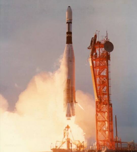 The launch of Lunar Orbiter 5