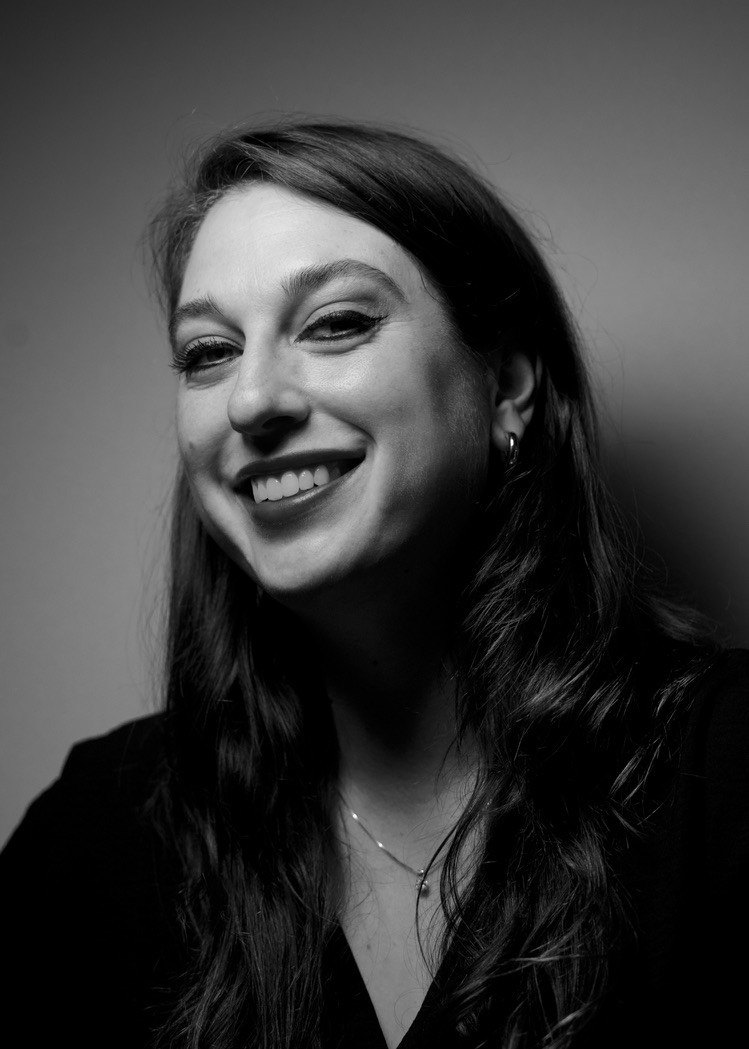 Portrait photo in black and white of NASA Ames Research Center Astrobiologist Mary Beth Wilhelm.