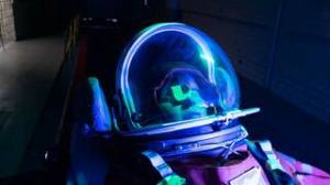 NASAs Moonikin Campos inside the OCSS