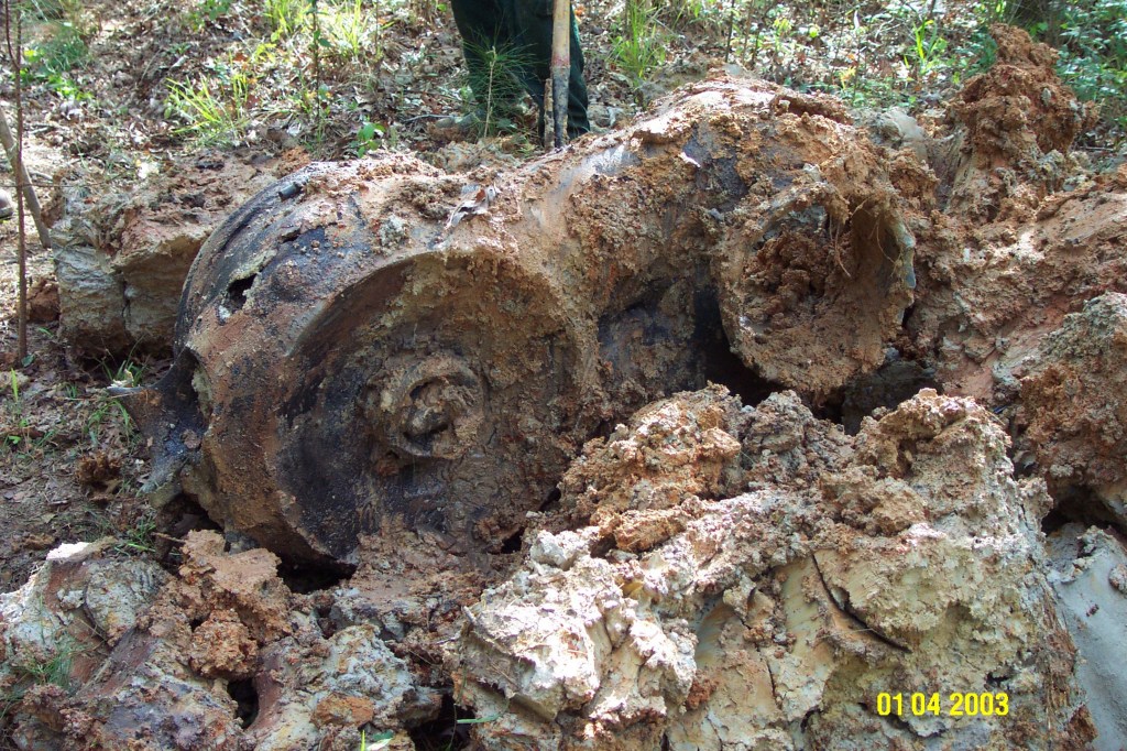 Columbia main engine powerhead recovered from Louisiana.