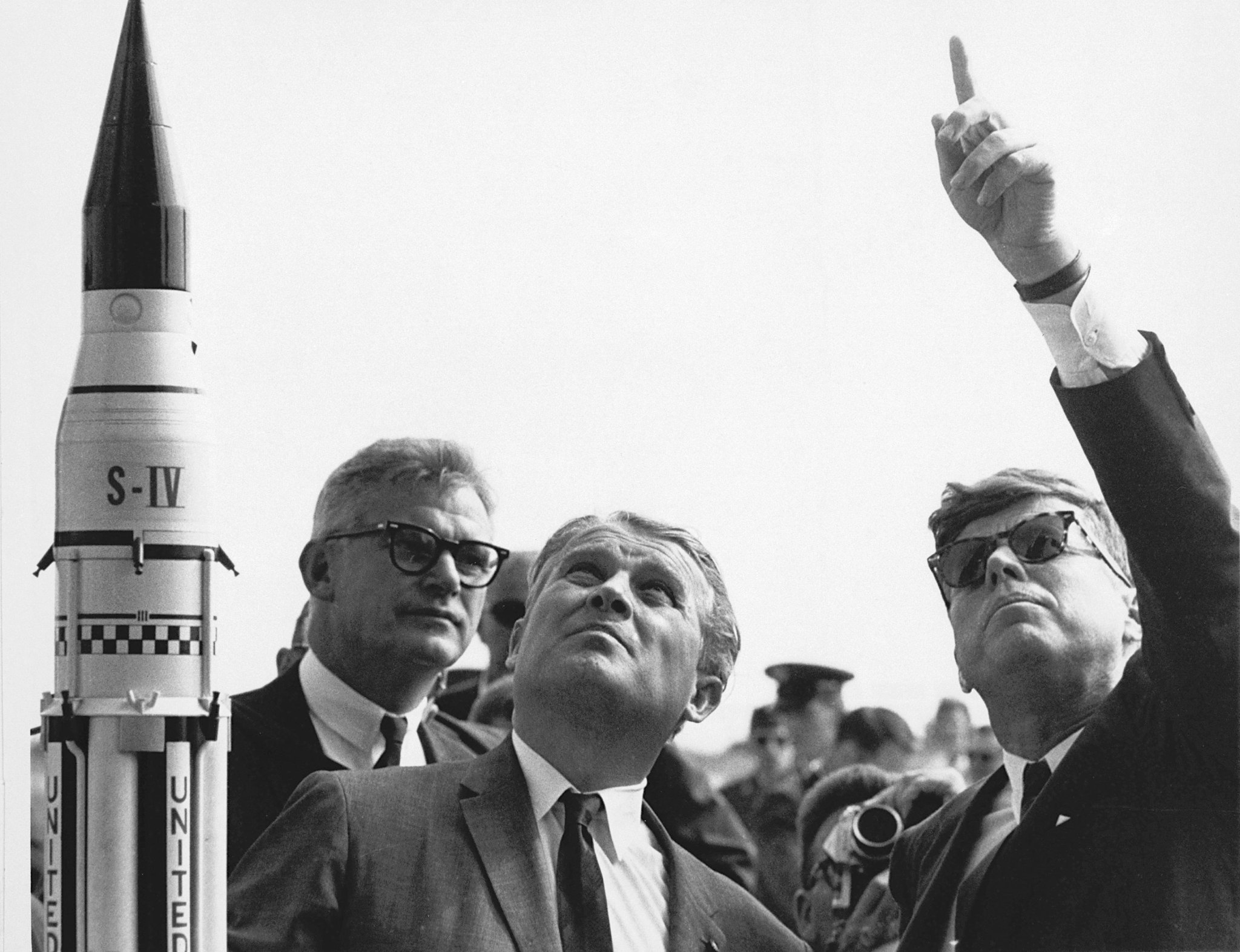 Dr. Werner von Braun and President John F. Kennedy