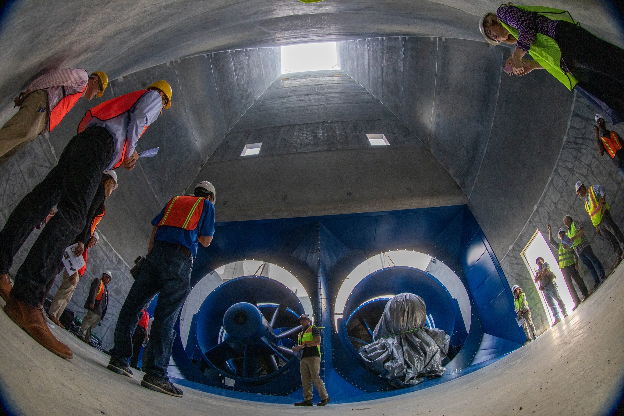 Flight Dynamics Research Facility under construction.