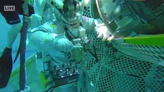 Houston We Have a Podcast: Ep. 287: Science in a Spacesuit The EVA swab tool is tested in NASA's Neutral Buoyancy Laboratory.