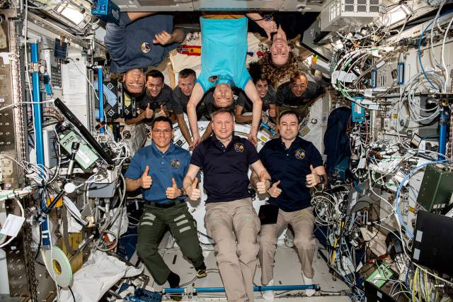 The 10-member Expedition 69 crew