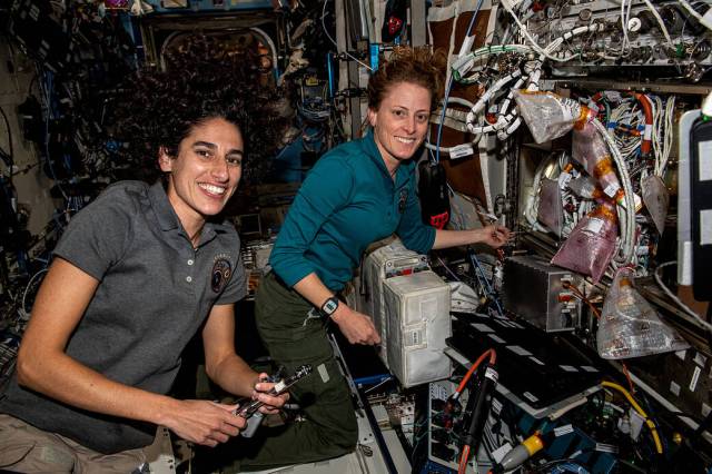 NASA astronauts Jasmin Moghbeli and Loral O'Hara