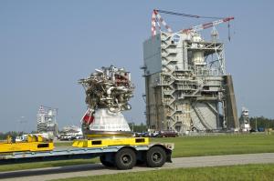 A J-2X rocket engine