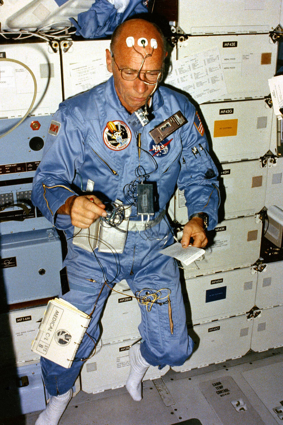 Physician-astronaut Dr. William E. Thornton 